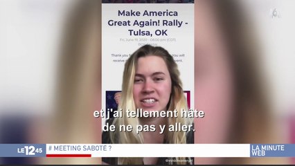 Zapping du 23/06 : Des ados sabotent le meeting de Trump