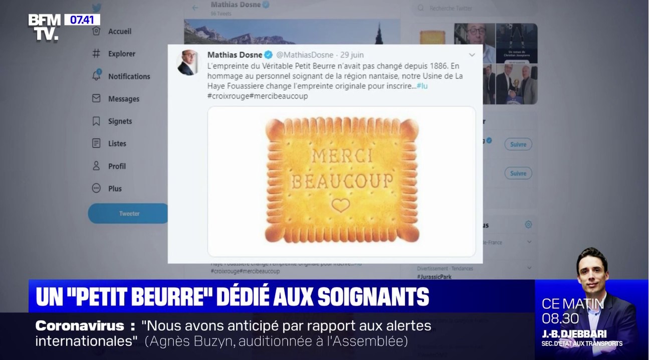 Zapping du 02/07 : Les petits beurres de Lu disent merci aux soignants