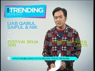 #FestivalBelia2013 di Putrajaya terus trending