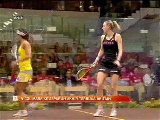 Nicol mara ke separuh akhir Terbuka Britain