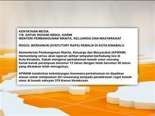 KPWKM is looking seriously at underage marriages