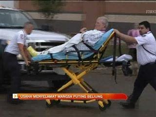 Usaha menyelamat mangsa puting beliung