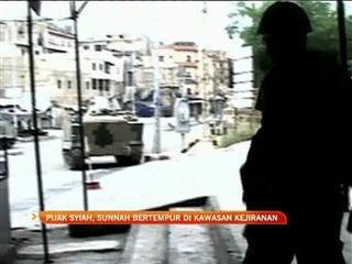 Puak Syiah, Sunni, bertempur di kawasan kejiranan