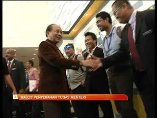 Majlis penyerahan tugas menteri