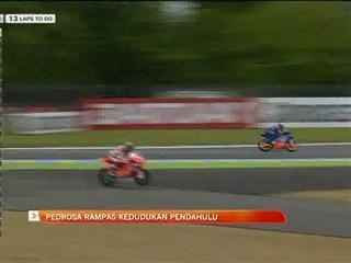 Pedrosa rampas kedudukan pendahulu
