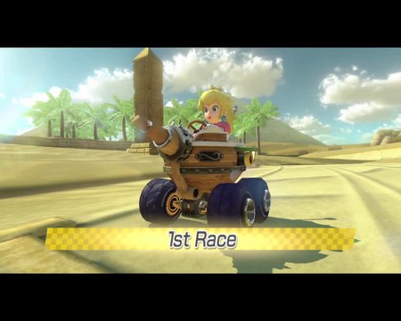 Mario Kart 8 Deluxe, 150cc Banana Cup Grand Prix, Peach Gameplay, Nintendo Switch