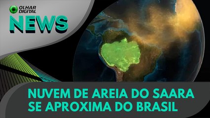 Ao Vivo | Nuvem de areia do Saara se aproxima do Brasil | 09/03/2022 | #OlharDigital