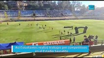 Así Estudiantes realizó trabajos pre competitivos en el Estadio Sausalito