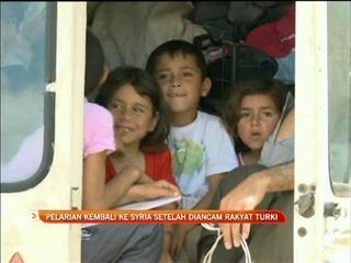 Pelarian kembali ke Syria selepas diancam Turki