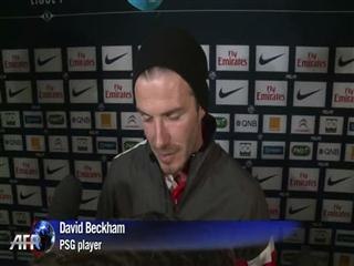 David Beckham bids farewell to Paris and career