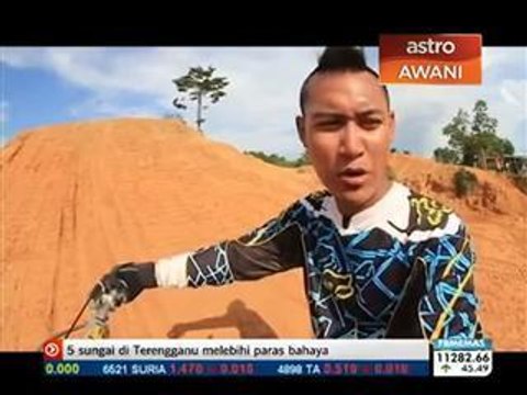 Motocross gaya bebas & Rob Wise Atlet BMX