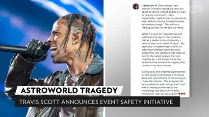 Travis Scott Launches New Philanthropy Effort, Including Event Safety Task Force, 4 Months After Astroworld