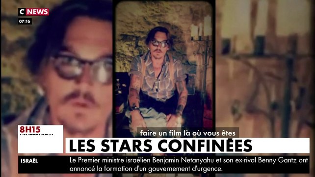 Zapping du 22/04 : Johnny Depp confiné : sa vidéo improbable