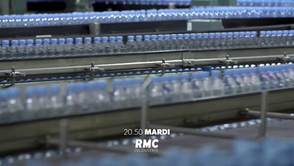 Evian  au coeur de la machine  - rmc - 04 09 18
