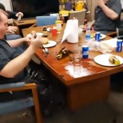 Aggressive Use of Wine Saver Bursts Bottle