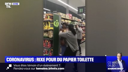 Zapping du 10/03 : Impressionnantes scènes de bagarres dans les supermarchés à cause du Coronavirus