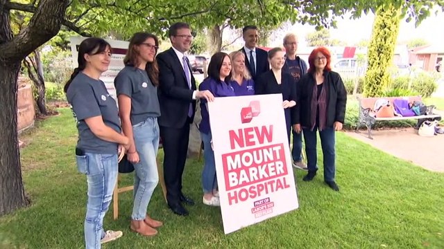 Labor's made another significant health announcement... promising a new Mount Barker Hospital if the party forms government.