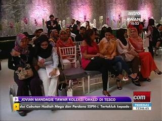 Jovian Mandagie tawar koleksi Orked di Tesco