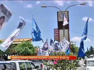 Bersih bahan kempen selewat-lewatnya Ahad ini