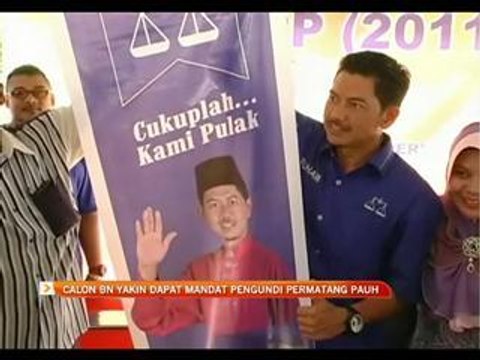 Calon BN yakin dapat mandat pengundi Permatang Pauh
