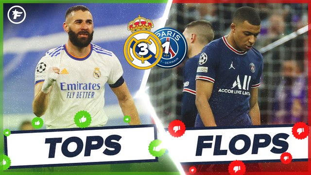 Les Tops et Flops de Real Madrid-PSG : Karim Benzema galactique, Kylian Mbappé trahit par ses coéquipiers !