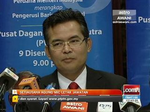 Setiausaha Agung MIC letak jawatan