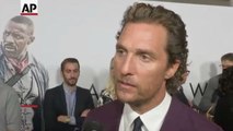 Matthew Mcconaughey apprend la mort de Sam Shepard