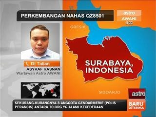 Perkembangan nahas QZ8501 (Rabu, 7 Januari)