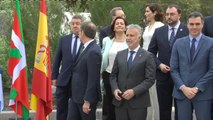 El rey posa en La Palma con todos los presidentes autonómicos menos Aragonés