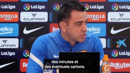 Barcelone - Xavi : "On joue pour gagner, on joue pour dominer"