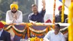 Arvind Kejriwal, Bhagwant Mann hold mega roadshow in Amritsar after Punjab sweep