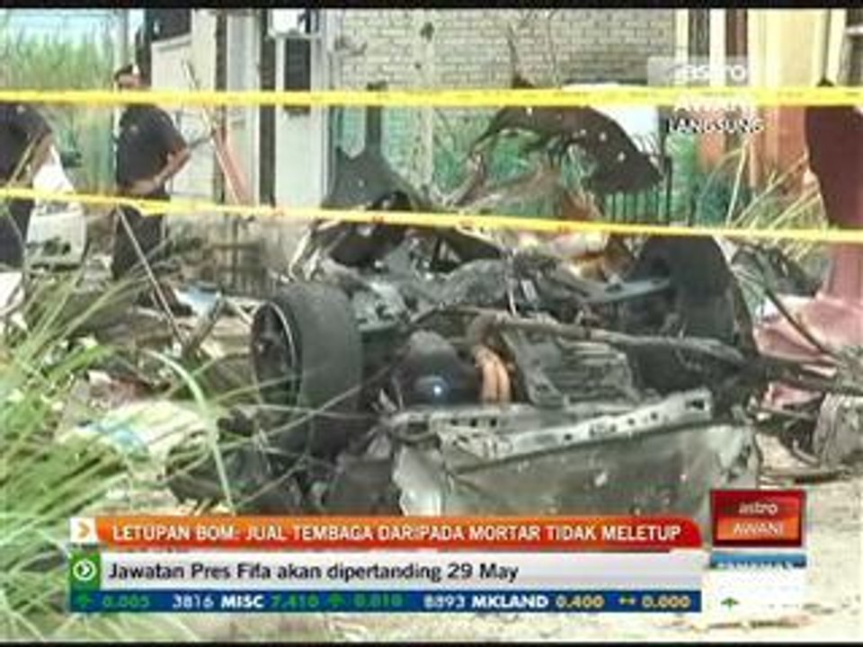 Letupan bom: Jual tembaga daripada mortar tidak meletup