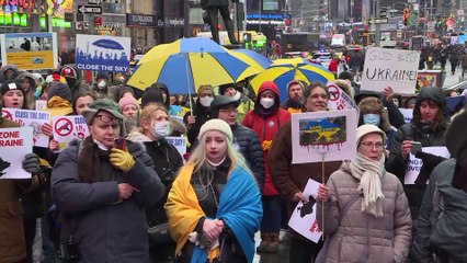 'Meant to live, not to die': Protesters worldwide gather to condemn war in Ukraine