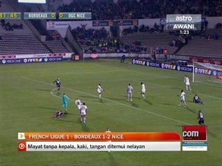 French Ligue : Bordeaux 1-2 Nice