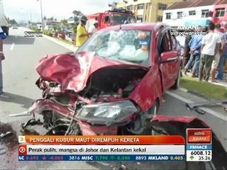 Penggali kubur maut dirempuh kereta