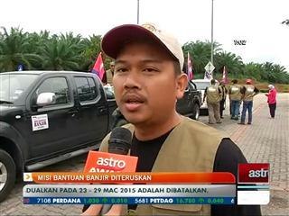Misi bantuan banjir diteruskan