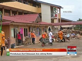Proses pemulihan pasca banjir