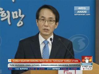 Korea Selatan sokong sekatan AS terhadap Korea Utara