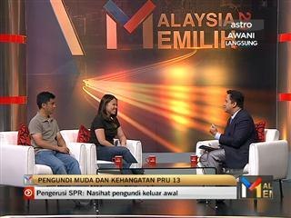 Pengundi muda dan kehangatan PRU-13