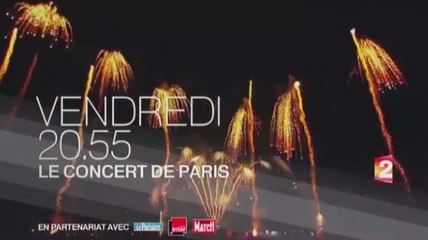 Le concert de Paris et le feu d'artifice - 14 07 17 - France 2