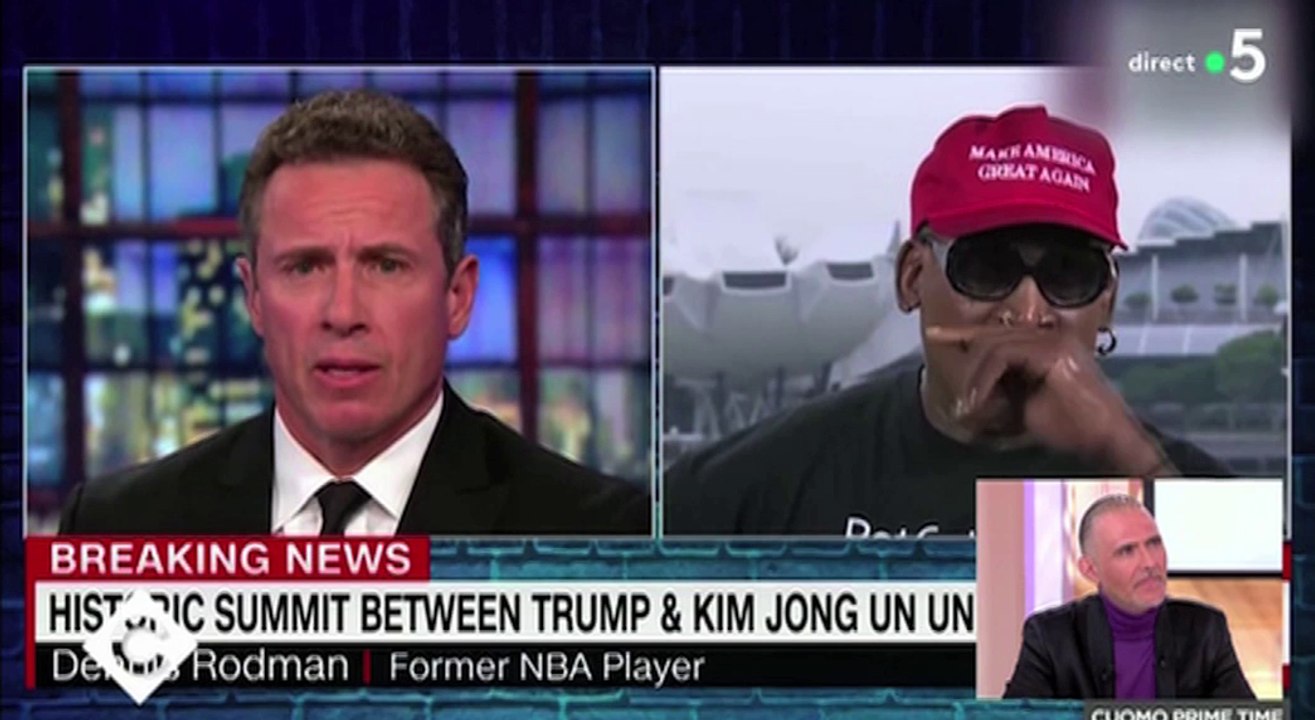 Zapping du 13/06 : La rencontre Donald Trump-Kim Jong-Un fait fondre en larmes Dennis Rodman
