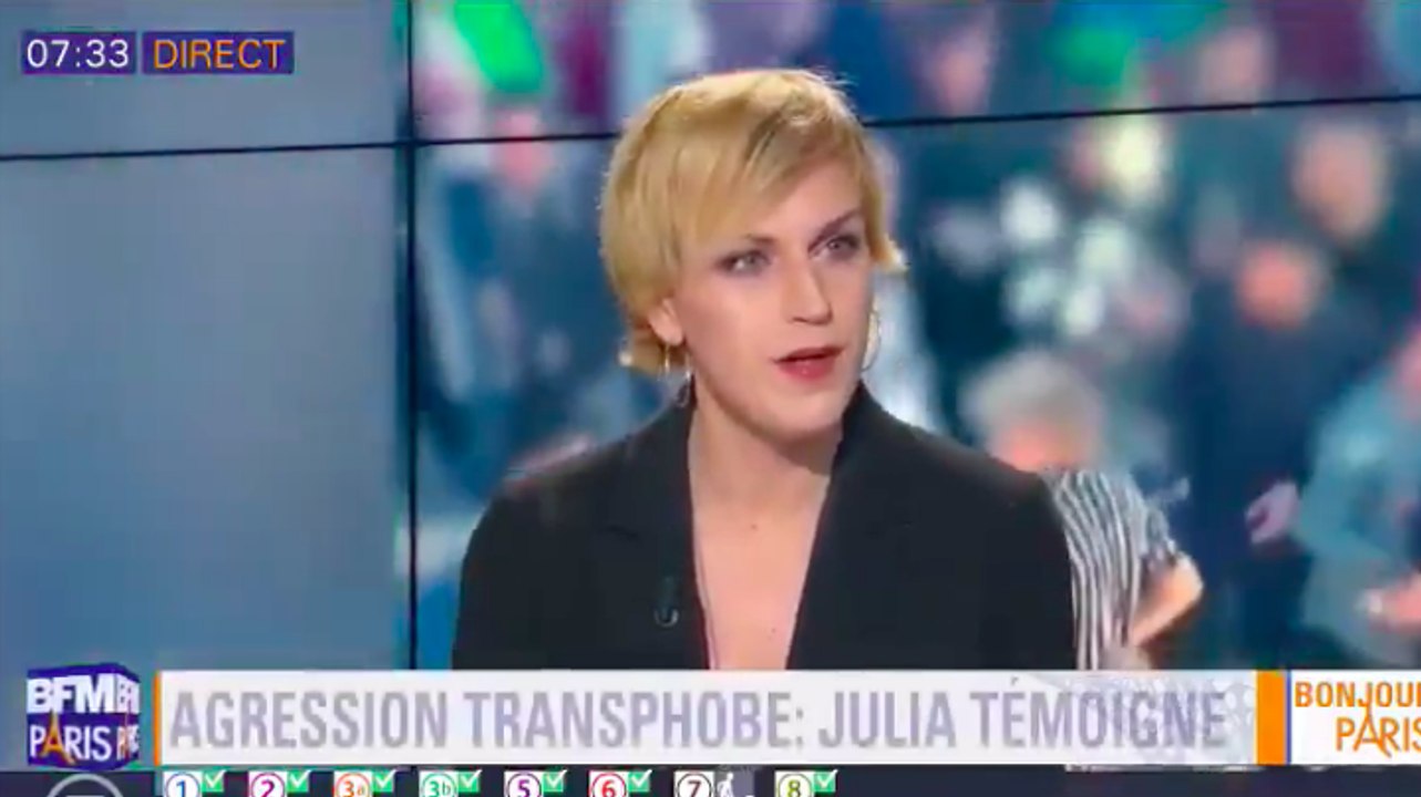 BFM Paris : Julia raconte son agression