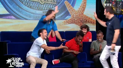 Baptiste Giabiconi se prend un vent par Arthur (TF1)