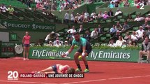 Zapping du 04/06 : Roland Garros : Un tennisman met KO un ramasseur de balle