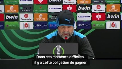 8es - Sampaoli : "Il faut jouer sans peur"