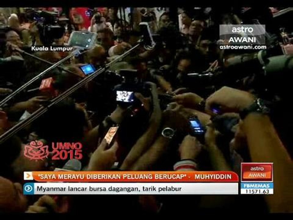 Saya merayu diberikan peluang berucap - Muhyiddin Yassin