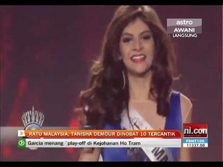 Ratu Malaysia, Tanisha Demour dinobat 10 tercantik