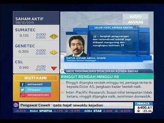 Kawalan bahan api jimatkan RM11 bilion tahun ini - Johari Abdul Ghani