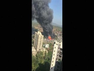 Eyewitness video shows Mumbai slum fire devastation