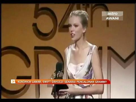 Kendrick Lamar, Swift dahului senarai pencalonan Grammy